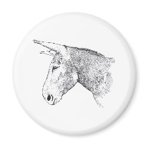 Mammoth Jack Donkey Magnets