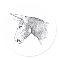 Mammoth Jack Donkey stickers by manesandtails Mammoth Jack Donkey stickers
