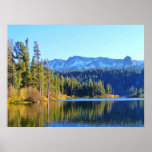 MAMMOTH LAKES AREA WITH FALL REFLECTIONS POSTER