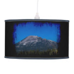 Mammoth Mountain in Black Grunge Ceiling Lamp