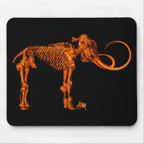 Mammoth Skeleton and Mouse mousepads by PastLives Mammoth Skeleton and Mouse mousepads