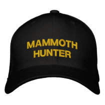 MAMMOTHHUNTER embroidered hats by kotzradio MAMMOTHHUNTER embroidered hats