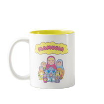 Mamusia Nesting Dolls Coffee Mugs