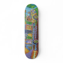 Man about to Crash Skateboard skateboards