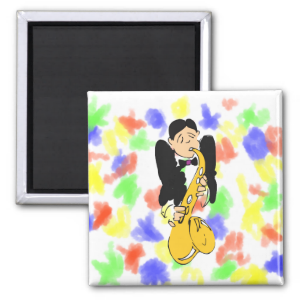man abstract saxophone top.png fridge magnets