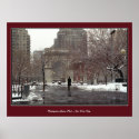 Man Alone, New York City Poster Print