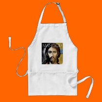 MAN AND GOD aprons