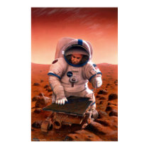 Man and Sojourner Meet on Mars posters