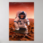 Man and Sojourner Meet on Mars posters