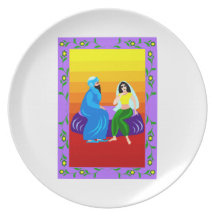 man and woman.png dinner plate