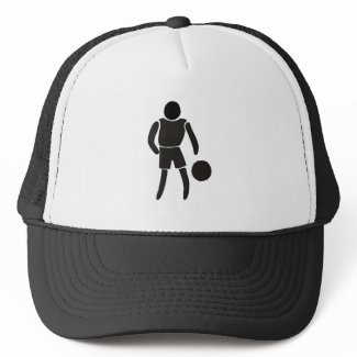 Man Basketball Silhouette hat