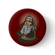 Man beard hood one beard hood pinback buttons