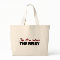 Man Behind The Belly Canvas Bag