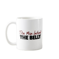 Man Behind The Belly Coffee Mug