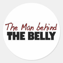 Man Behind The Belly Sticker