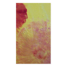 Man Blowing Petals Business Card Templates