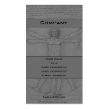 Man Business Card Template