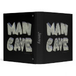 Man Cave 3D Stone Look Letters for Father or Him binders
