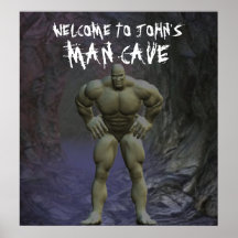 Man Cave Poster