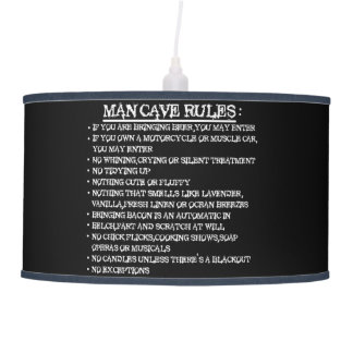 Man Cave Table & Pendant Lamps | Zazzle