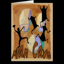 Man Cave Sign 2 cards