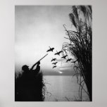 Man Duck Hunting Posters