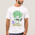 Man Eatin Broccoli t-shirts