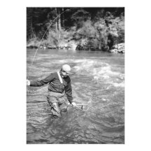 Man Fishing Invitations