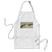 Man Flips-Off god Apron