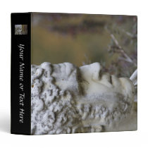 Man Garden Statue 3 Ring Binders