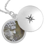 Man Garden Statue Photo Pendants