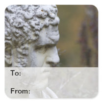Man Garden Statue Stickers