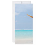 man getting ready to go snorkeling in a tropical i rack cards