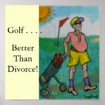 Man Golf, Poster