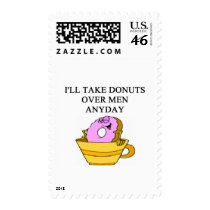 man hating woman joke postage