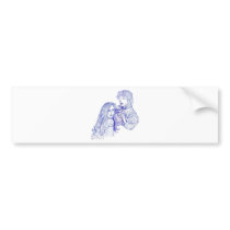 man hold condom bumper stickers