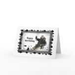 Man Ice Fishing, Birthday, Dad Cards