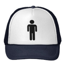 Man icon mesh hat