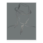 Man in a Hat 2 - CricketDiane Abstract Art postcards