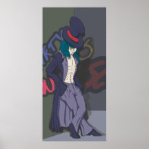 Man in a Tophat Posters