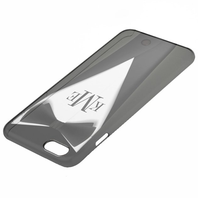Man in Black Tuxedo Suit - Stylish Manly Monogram Uncommon Clearlyâ„¢ Deflector iPhone 6 Plus Case-3