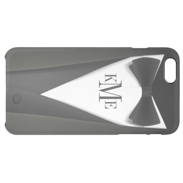 Man in Black Tuxedo Suit - Stylish Manly Monogram Uncommon Clearlyâ„¢ Deflector iPhone 6 Plus Case-5