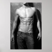 Man In Jeans Poster