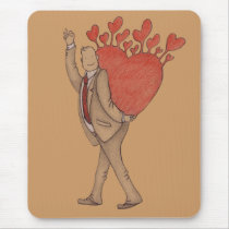 Man in Love mousepads