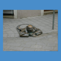 Man in Oil Bratislava posters
