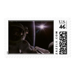 Man in space. postage