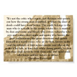 Man in the Arena ~Theodore Roosevelt Print
