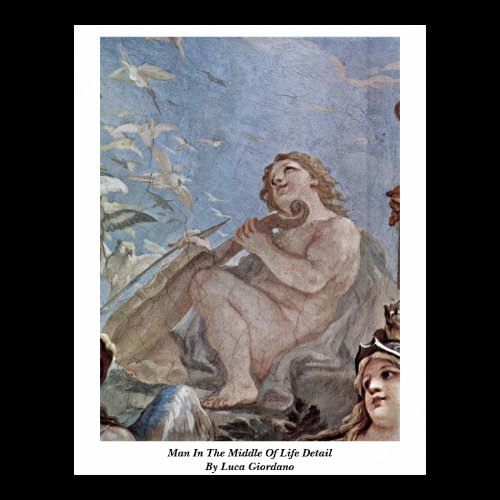 Man In The Middle Of Life Detail By Luca Giordano Print