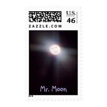 Man in The Moon postage by SeaAngel Man in The Moon postage