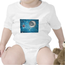 "Man in the Moon Seranades Venus" Barb Forristall T Shirt